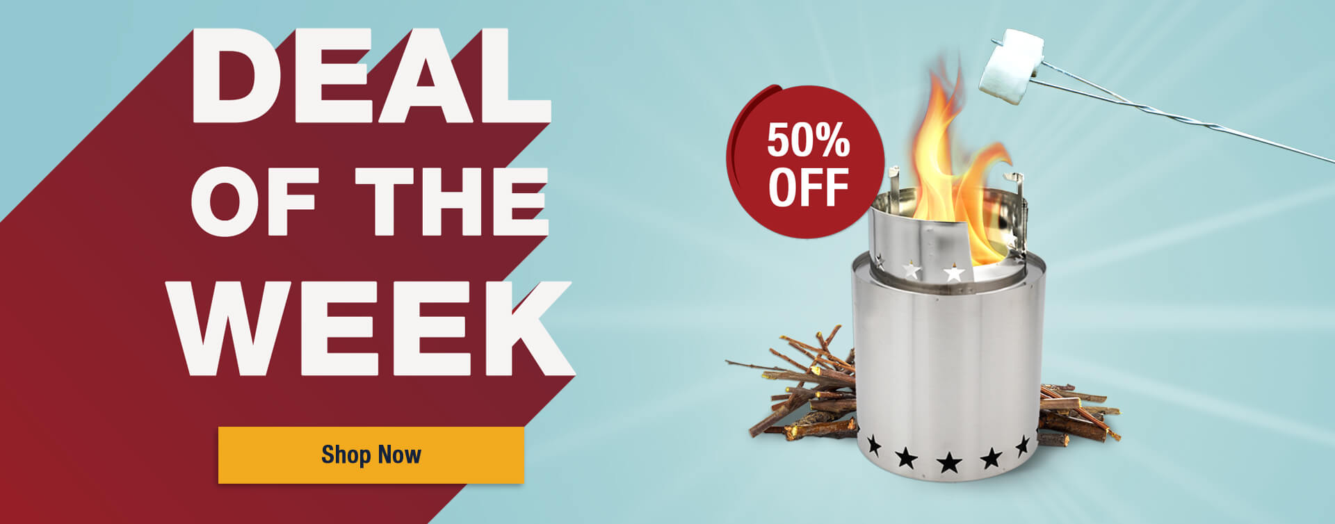 Deal of the Week Desktop Hero Design/Template